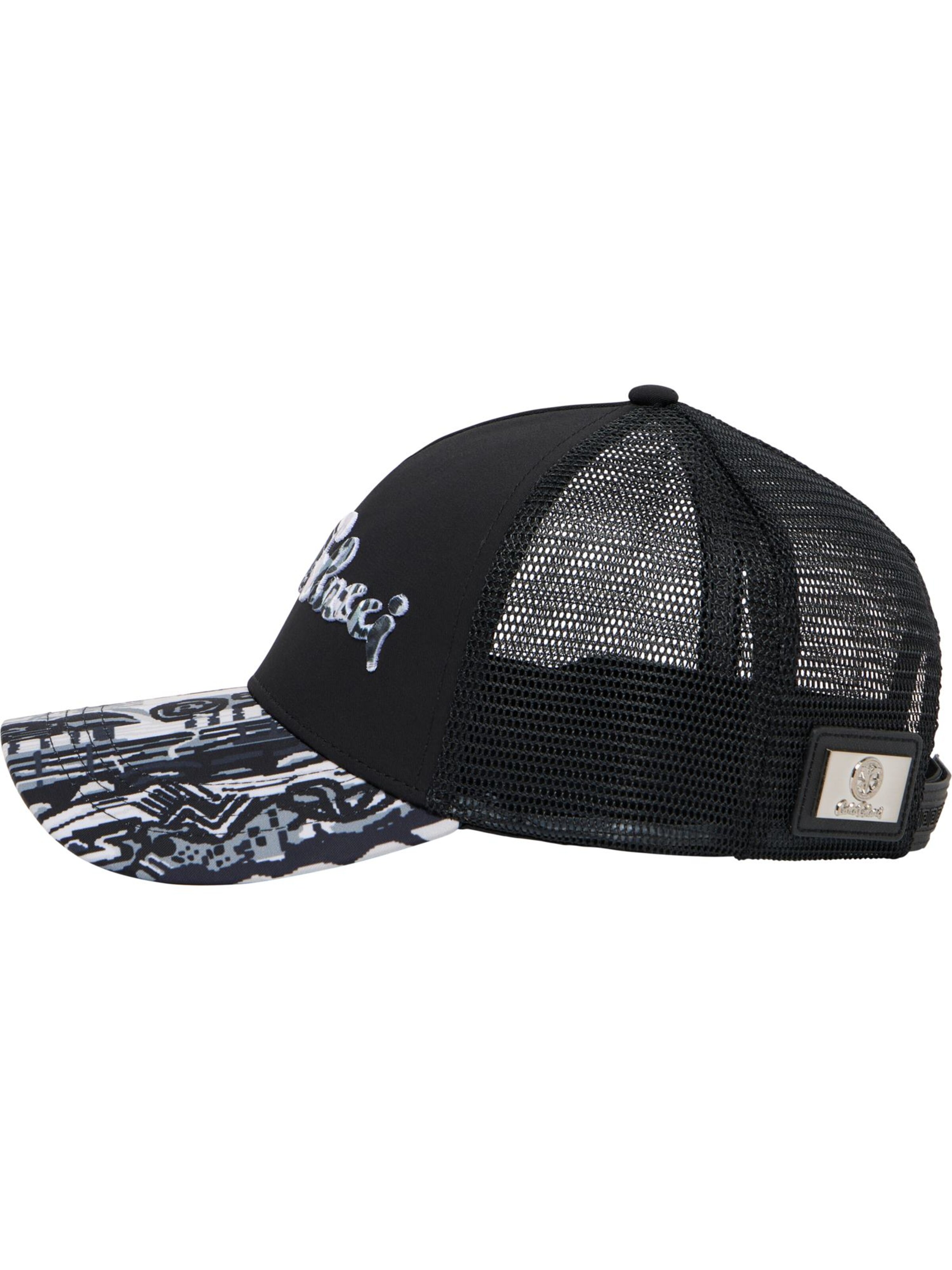 Carlo Colucci Cap 'Dieghi' in Schwarz