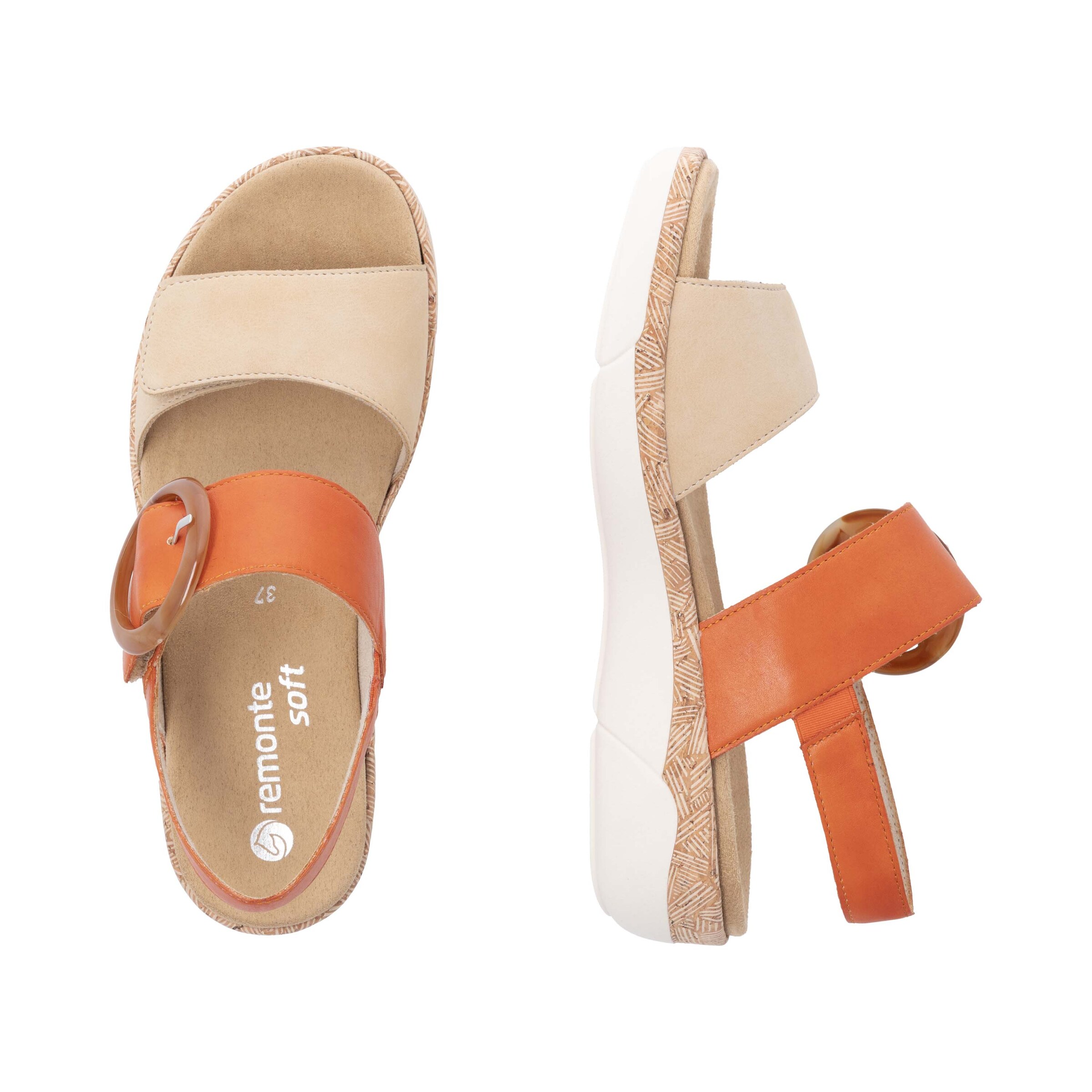 REMONTE Sandals in Orange