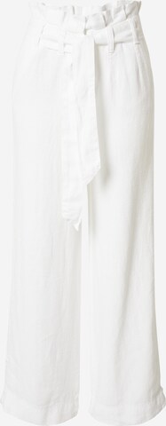 TOPSHOP Loose fit Trousers in White: front