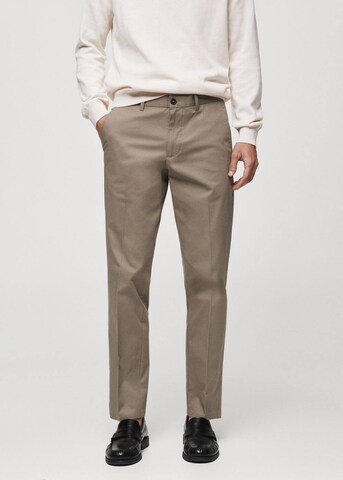 MANGO MAN Regular Hose 'Modica' in Braun: Vorderseite