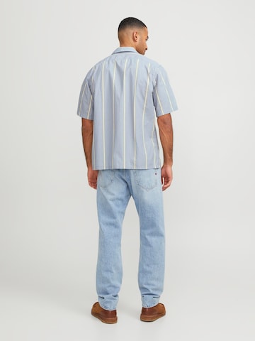 JACK & JONES - Comfort Fit Camisa 'CAIN' em azul