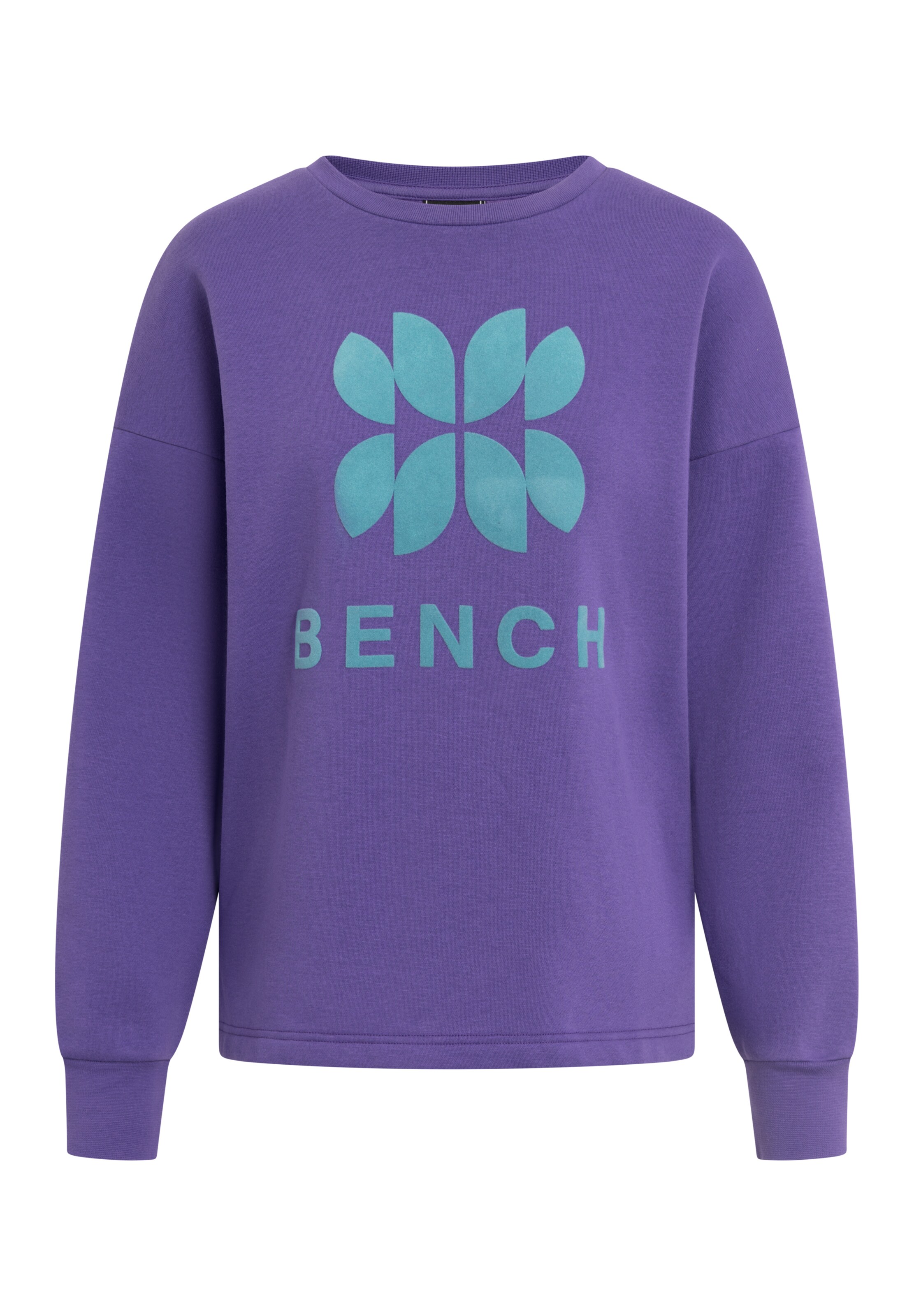 BENCH Sweatshirt in Lila: Vorderseite