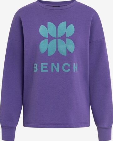 BENCH Sweatshirt in Purple: front