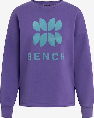 BENCH Sweatshirt in Lila: Vorderseite