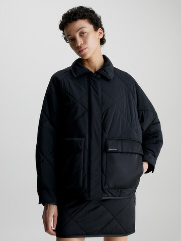 Calvin Klein Between-Season Jacket in Black: front