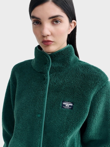 Thinking MU - Casaco de velo ' KOURTNEY ' em verde: frente