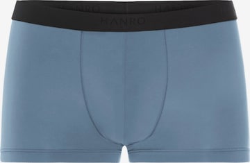 Hanro Boxershorts ' Micro Touch ' in Blauw: voorkant