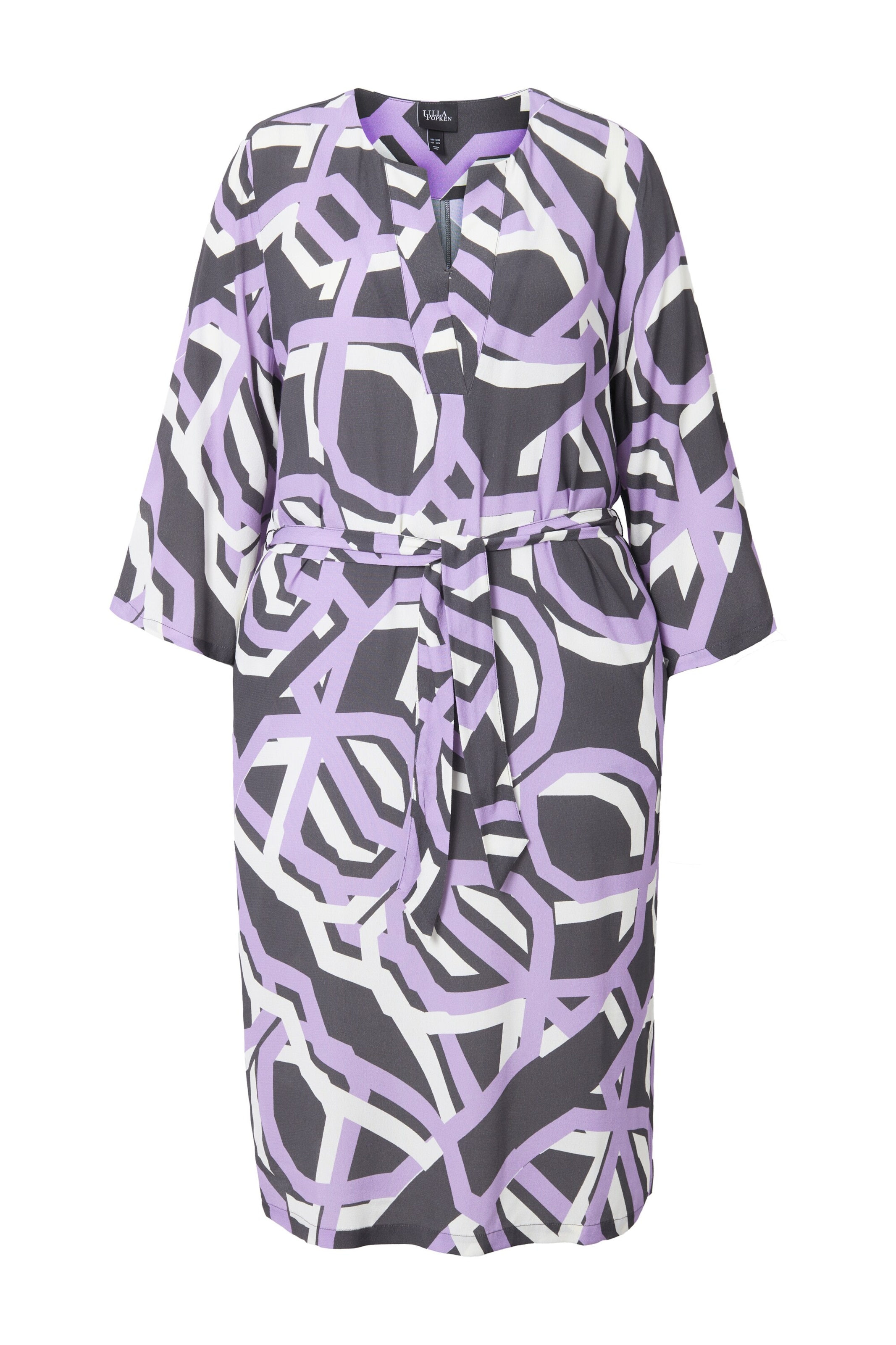 Ulla Popken Jurk in Gemengde kleuren: voorkant