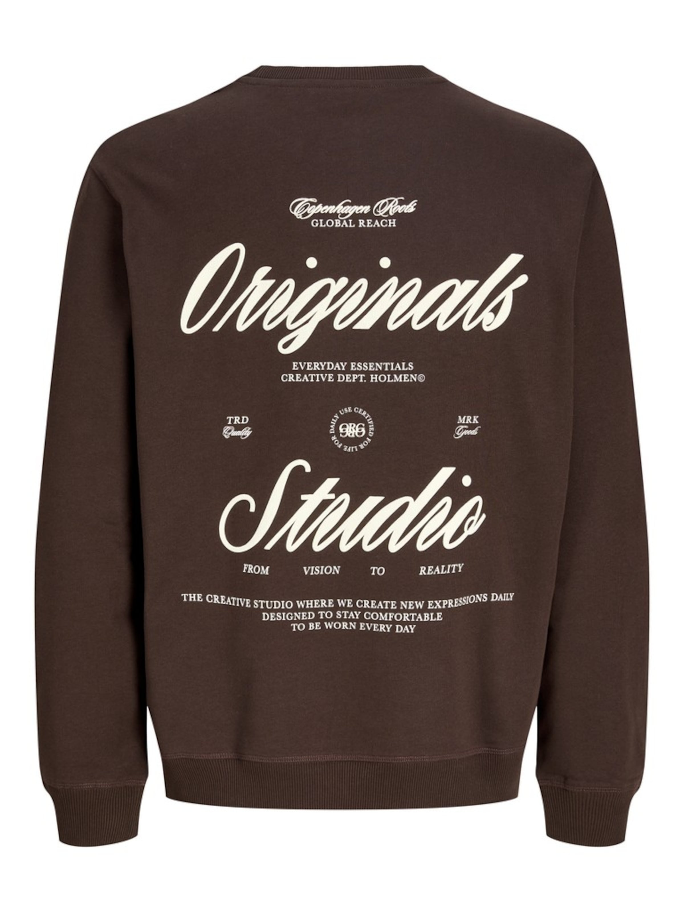Felpa 'JORNORREBRO' di JACK & JONES in marrone