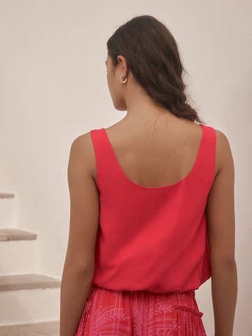 Chemisier Next en rouge