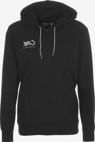 K1X Sweatjacke 'Hardwood' in Schwarz: predná strana