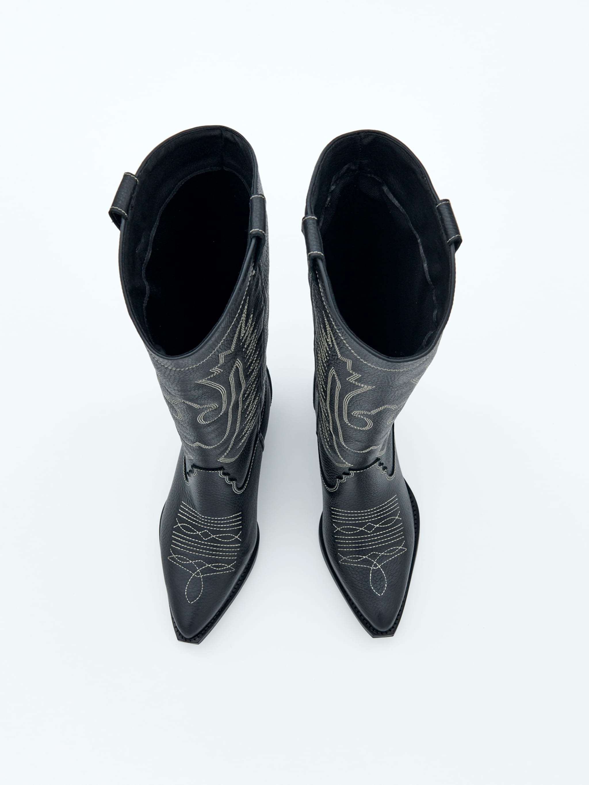 EDITED Producten Cowboylaarzen 'Tugce' Zwart