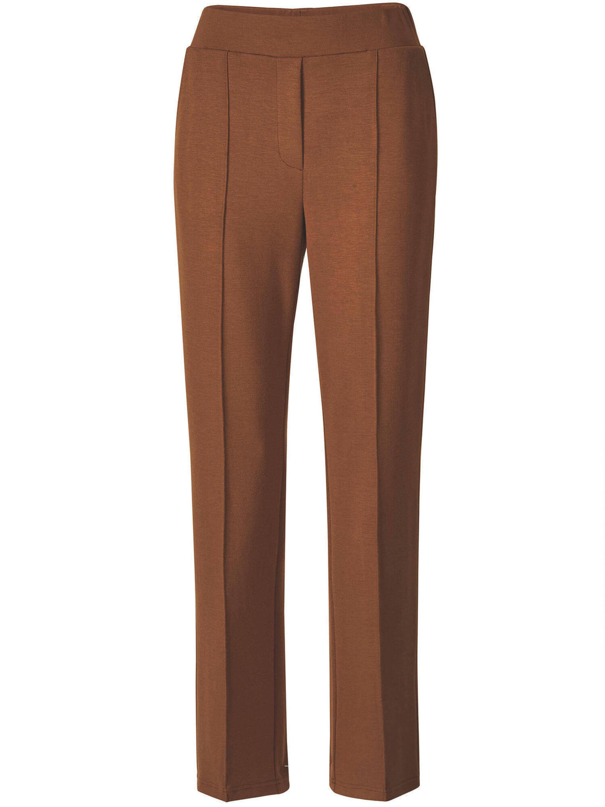Regular Pantalon 'VERA' Goldner en marron : devant