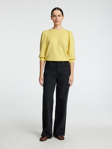 Sweat-shirt 'SLFTenny' SELECTED en jaune