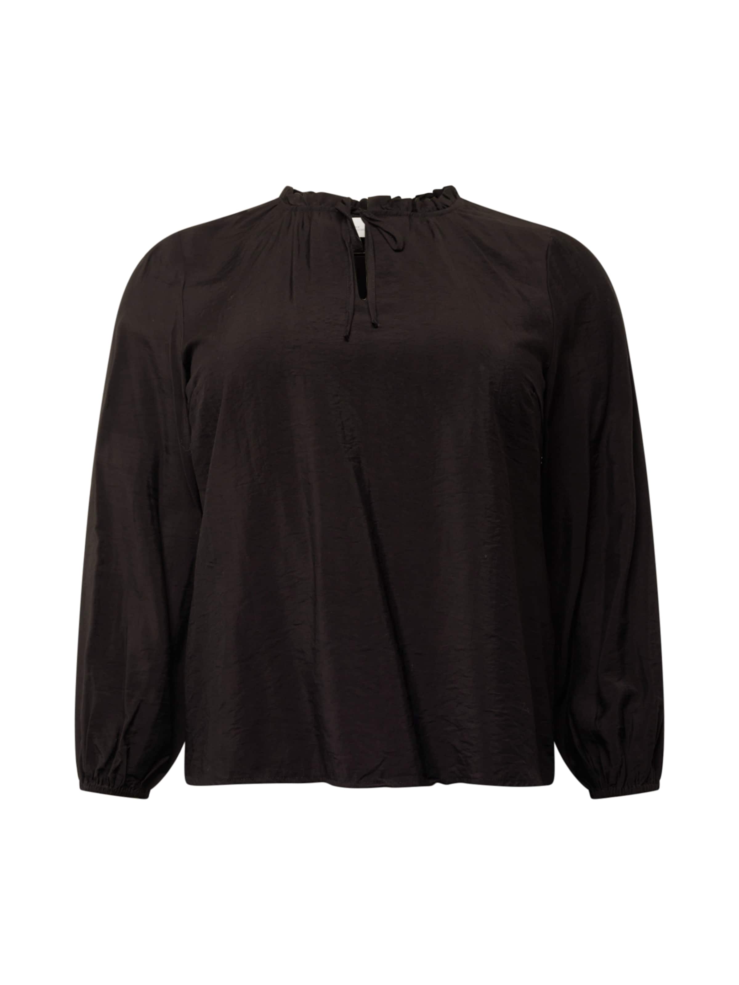 Chemisier ONLY Carmakoma en noir : devant