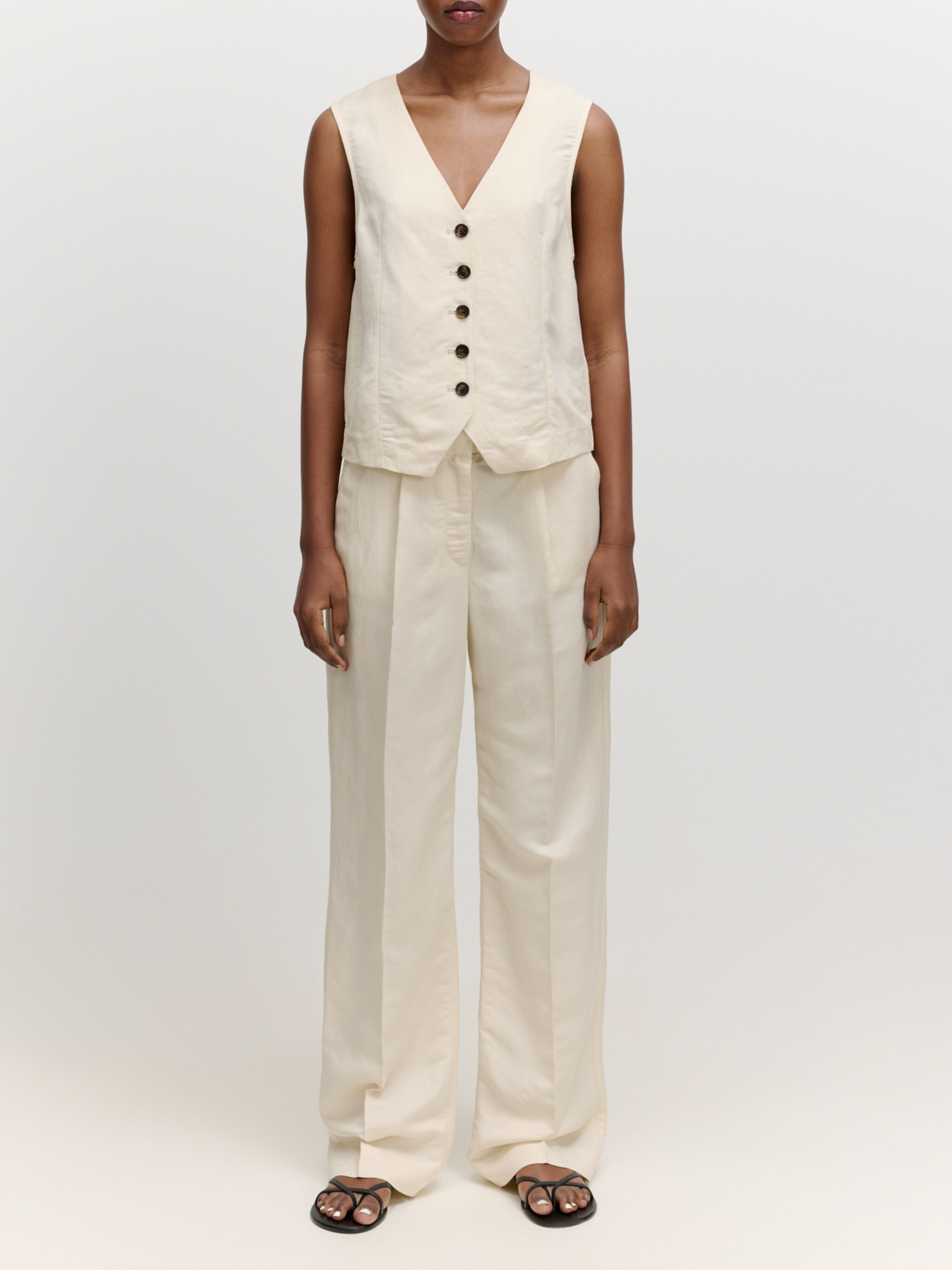 EDITED Produits Pantalon à pince 'Ariane' blanc