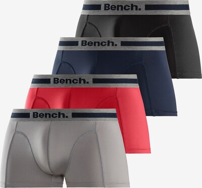 BENCH Boxer shorts in Dark blue / Dark grey / Red / Black, Item view