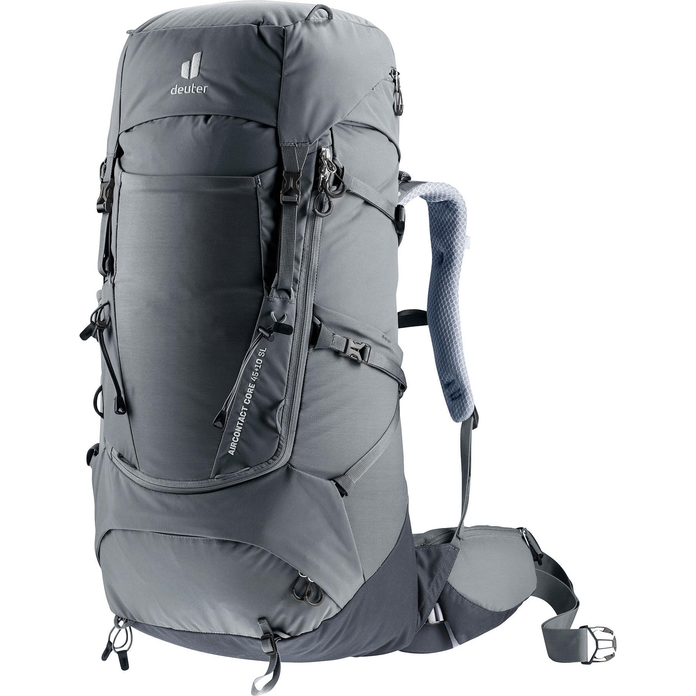 DEUTER Sports Backpack 'Aircontact Core 45+10 SL' in Grey: front