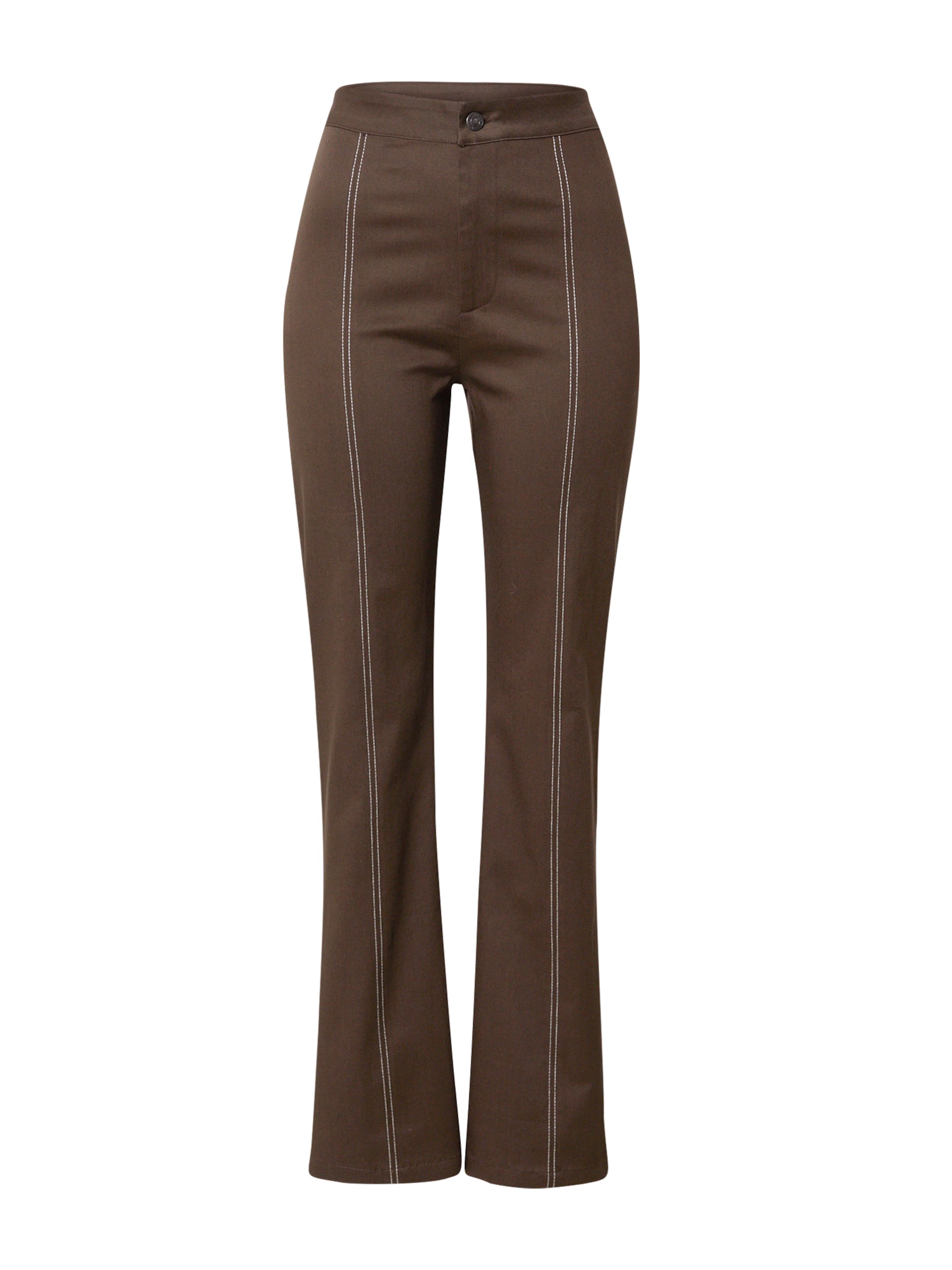 Hosbjerg Bootcut Παντελόνι 'Inaya Paloma' σε καφέ: μπροστά