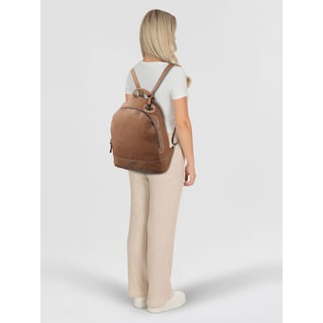 Harbour 2nd Backpack ' Meghan Daypack' in Brown: front