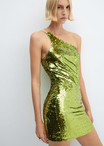 Robe de cocktail 'Xtina' MANGO en vert