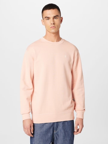 G-Star RAW Μπλούζα φούτερ σε ροζ: μπροστά