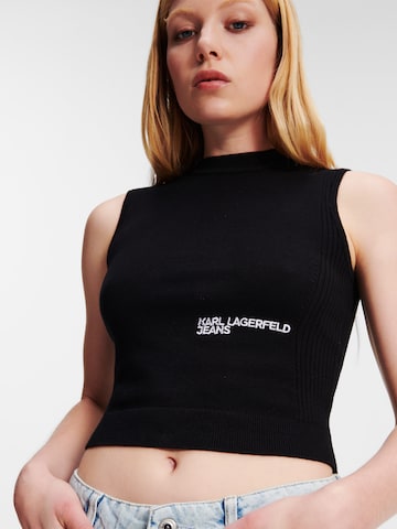 KARL LAGERFELD JEANS Top in Schwarz