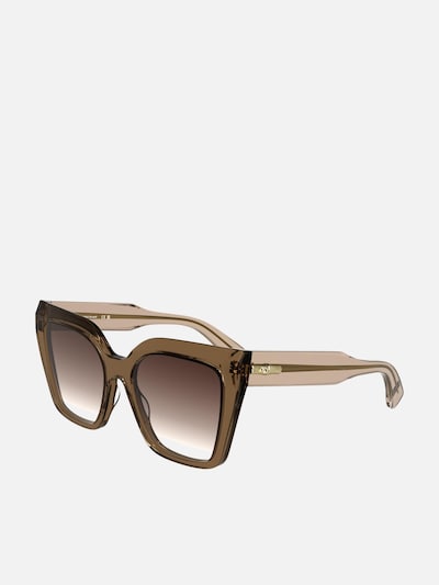 Longchamp Zonnebril in 54 in de kleur Beige, Productweergave