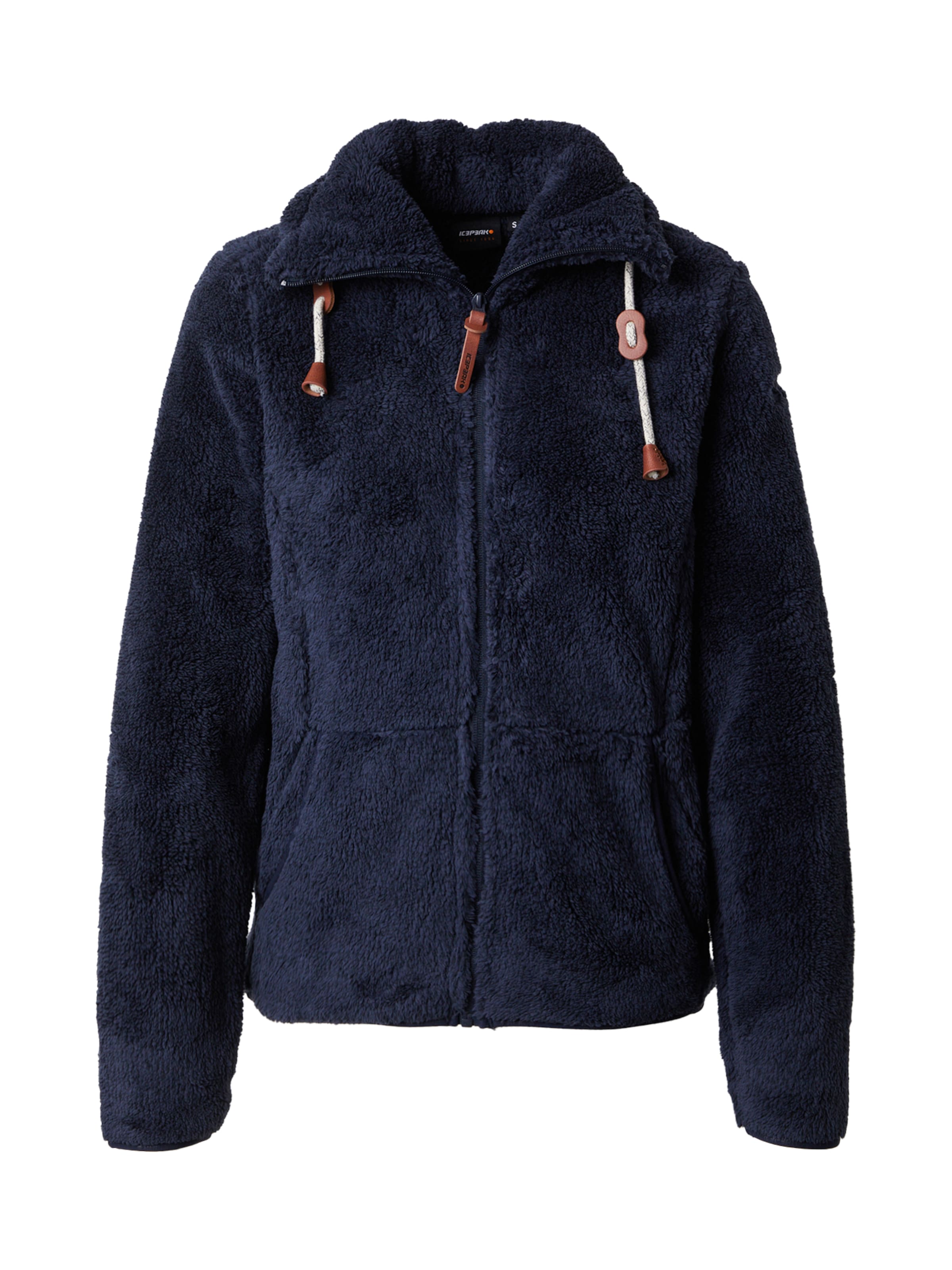 ICEPEAK - Chaqueta polar funcional 'COLONY' en azul: frente