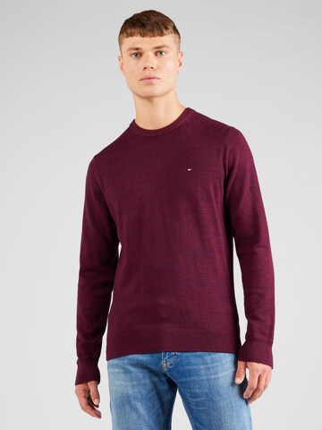 TOMMY HILFIGER Svetr – červená: přední strana