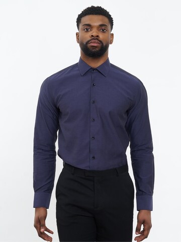 CARPASUS Slim fit Business Shirt ' Shirt Classic ' in Blue: front