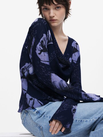 Desigual Bluse in Blau
