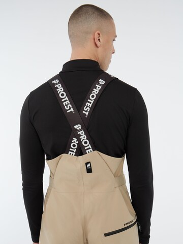 PROTEST Regular Workout Pants 'PRTBASE' in Brown