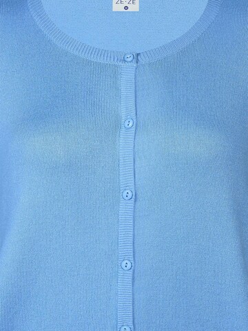 ze-ze Gebreid vest 'Norma 106' in Blauw