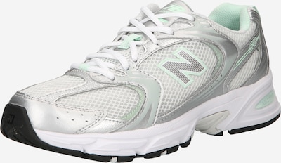 new balance Sneaker in hellgrau / pastellgrün / silber, Produktansicht