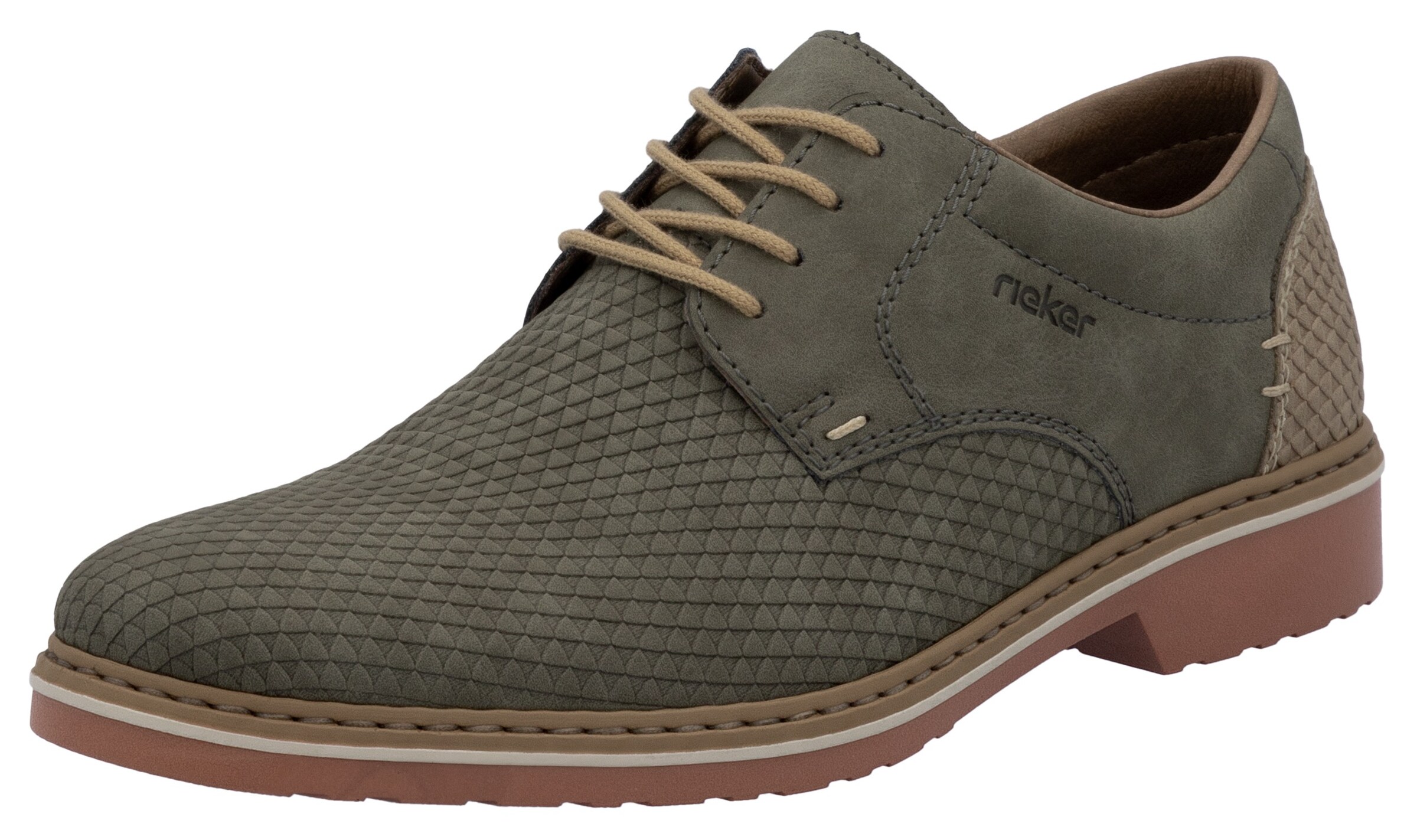 Rieker Schnürschuh in Grün: Vorderseite