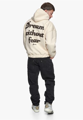 Veste de survêtement 'Dream Without Fear' Dropsize en beige