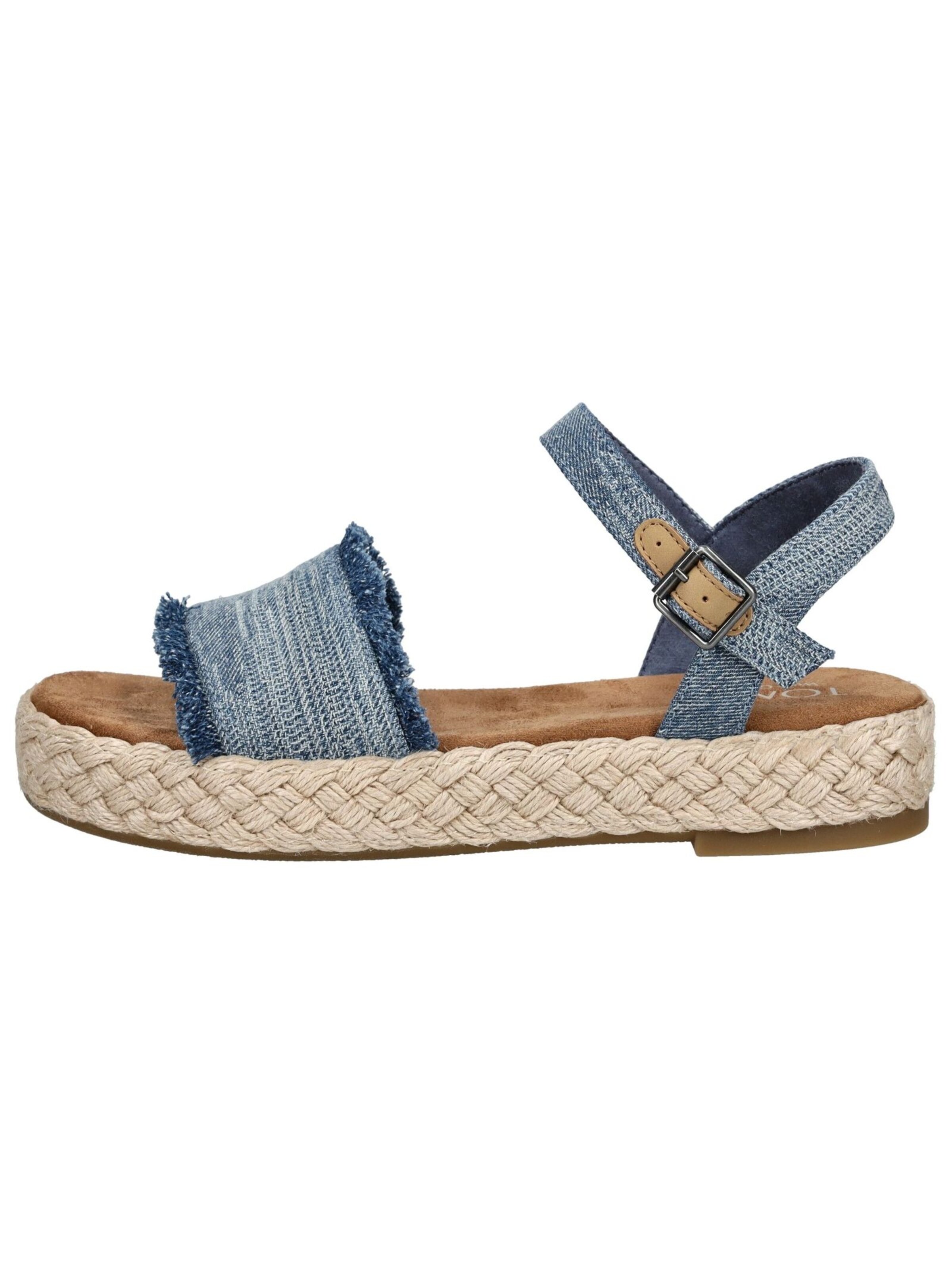 Sandalo con cinturino di TOMS in blu