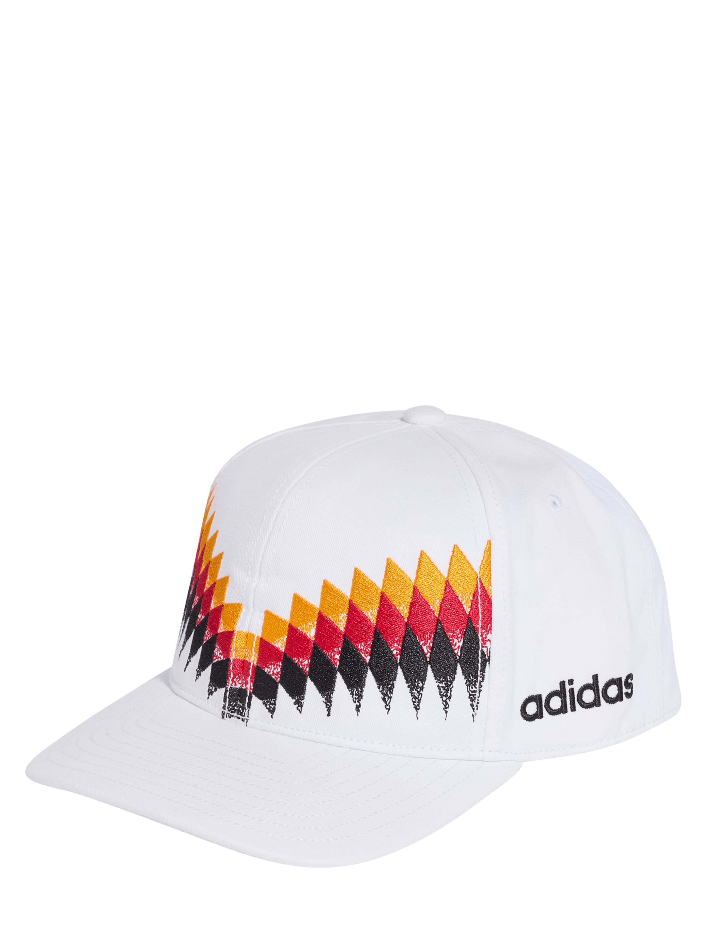 ADIDAS PERFORMANCE Snapback Cap DFB in Weiß: Vorderseite
