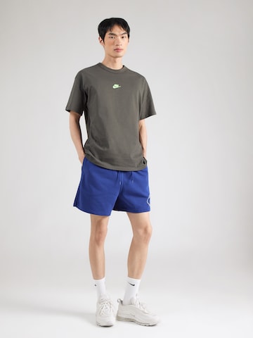Nike SportswearLoosefit Hlače 'Club' - plava boja