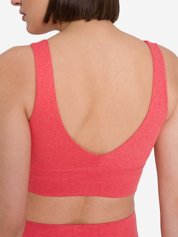OCEANSAPART - Bustier Sujetador deportivo 'Dahlia' en rojo