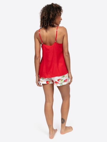 Shorty 'Pippa' Cyberjammies en rouge