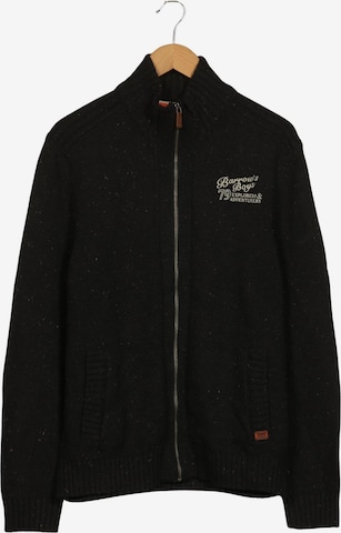 LERROS Strickjacke L in Schwarz: Vorderseite