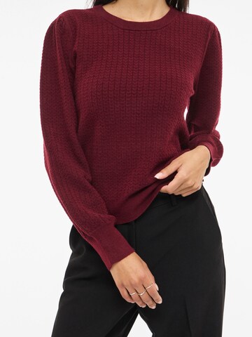 VILA Pullover 'VIMABLE' i rød