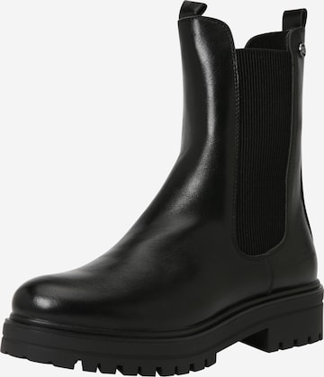 TOM TAILOR Stiefelette in Schwarz: predná strana