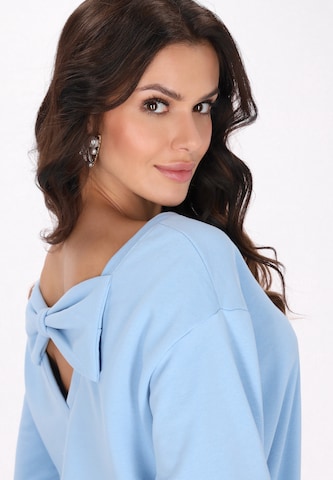 faina - Sudadera 'Fashion Look' en azul