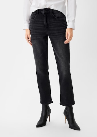comma casual identity Slimfit Jeans in Schwarz: Vorderseite