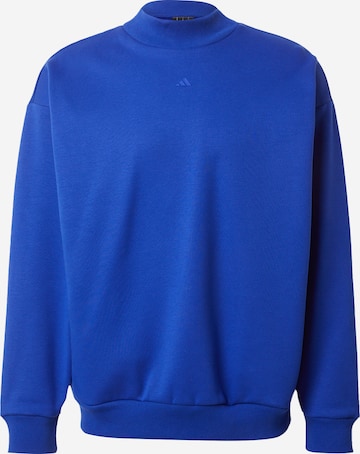 ADIDAS PERFORMANCE - Sweatshirt de desporto 'ONE' em azul: frente