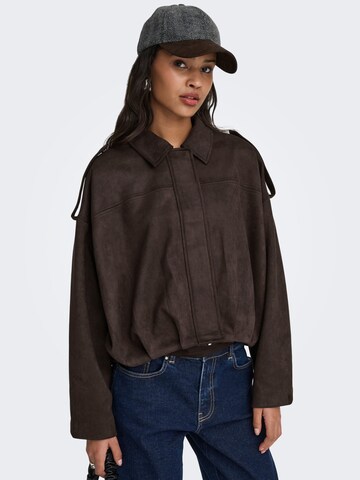 JDY Between-season jacket 'JDYNia' in Brown: front