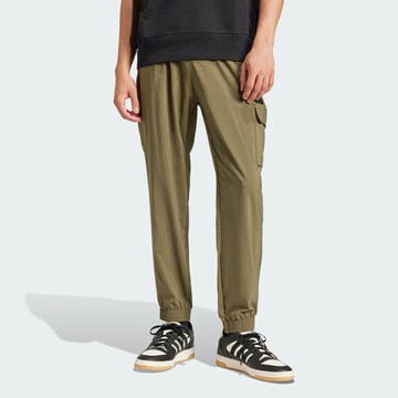 ADIDAS SPORTSWEAR Tapered Sports trousers 'Essentials' in Green: front